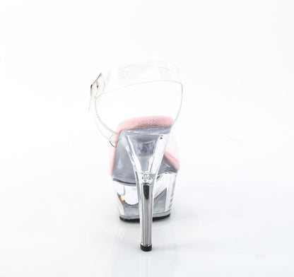 KISS-208 Pleaser Baby Pink 6 Inch Ladies Fetish Platform Shoes