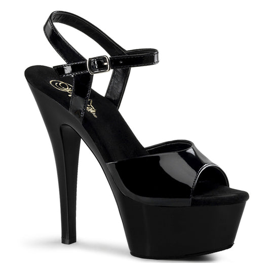 KISS-209 Pleaser Black 6 Inch Exotic Dance Platform Shoes