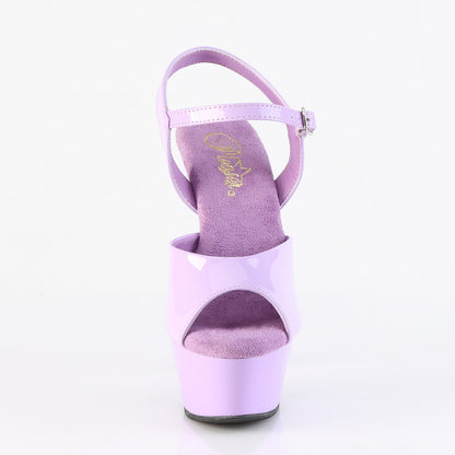 Pleaser KISS-209 Lavender Platform Sandals - 6 Inch Heels