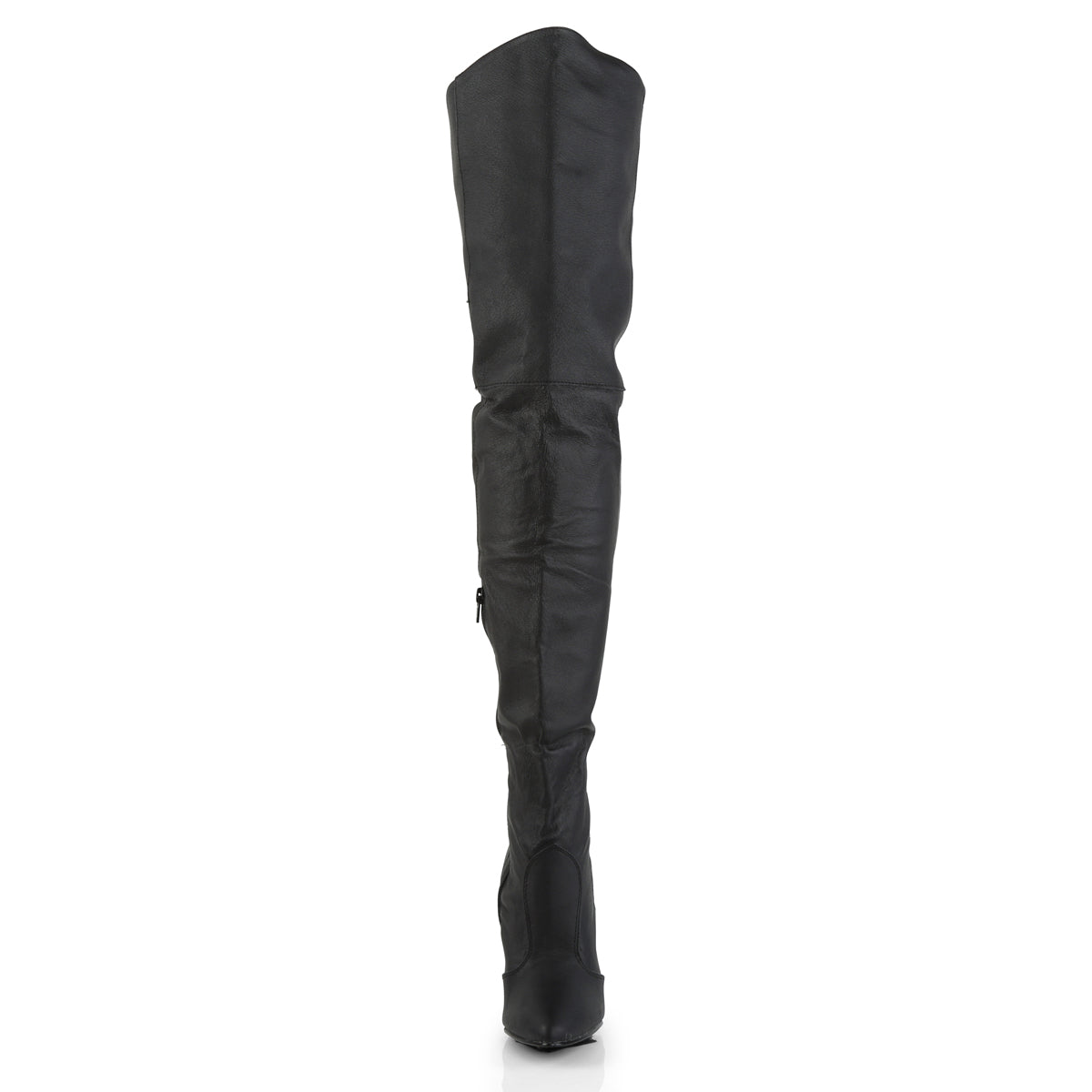 LEGEND-8899 Pleaser Black Leather 5 Inch Pole Dance Thigh boots