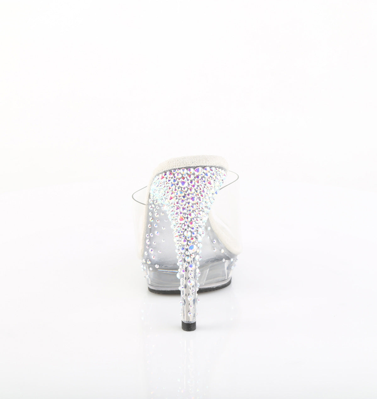 LIP-101CAS Fabulicious Transparent 5 Inch Posing Shoes