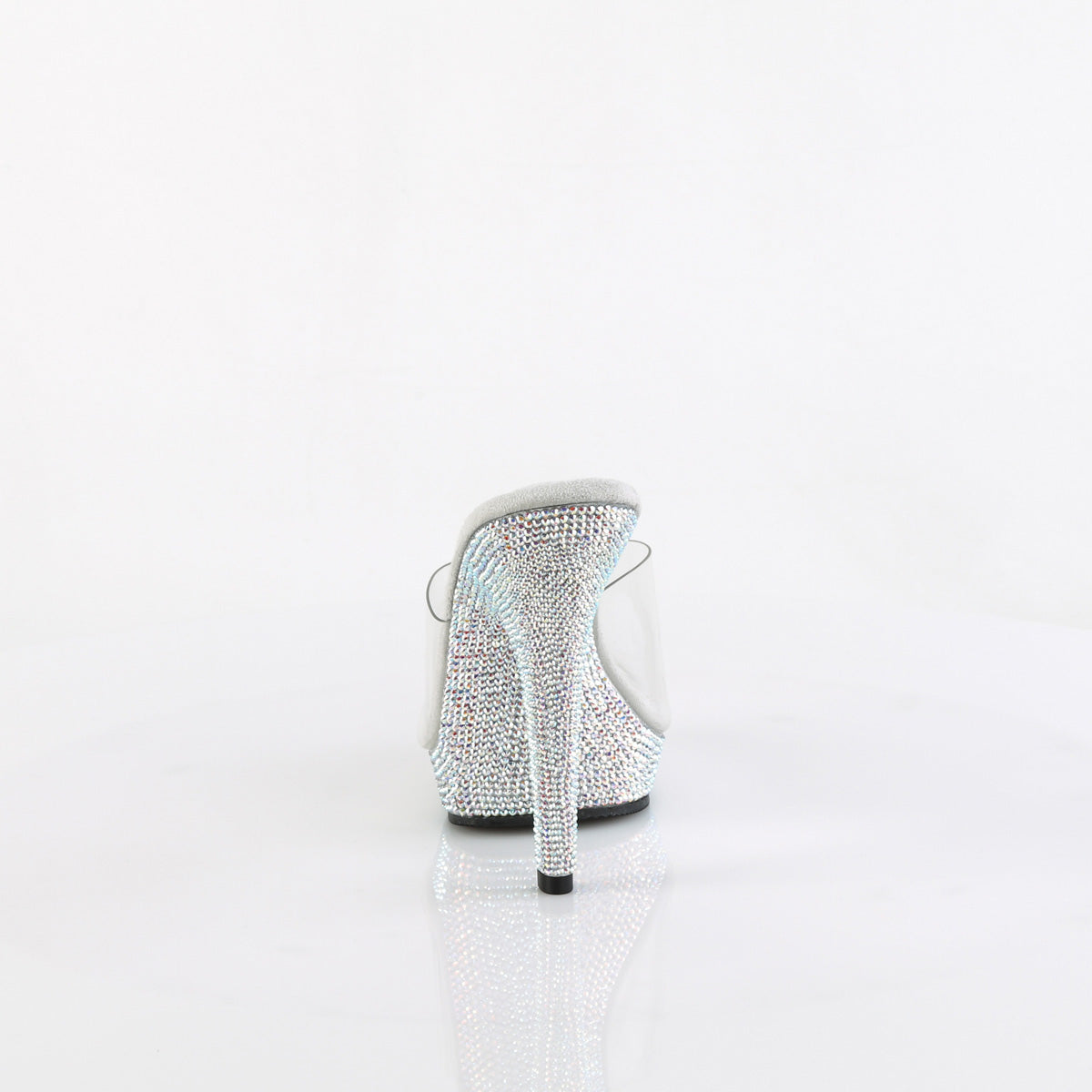 LIP-101DM Fabulicious Clear 5 Inch Posing Shoes