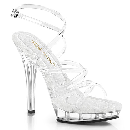 LIP-106 Fabulicious 5 Inch Heel Clear Posing Comp Shoes