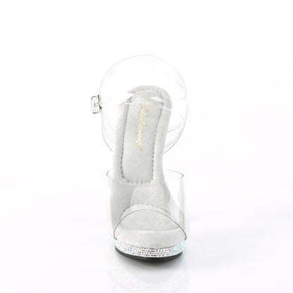 LIP-108DM Fabulicious Transparent Bling 5 Inch Fitness Stage Shoes