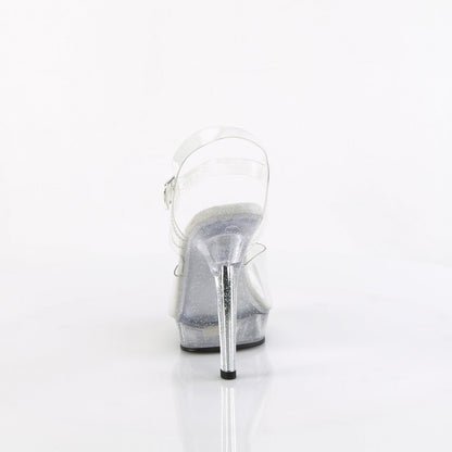 LIP-108MG Fabulicious Clear 5 Inch Fitness Stage Shoes