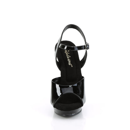 LIP-109 Fabulicious Black 5 Inch Glamour Shoes