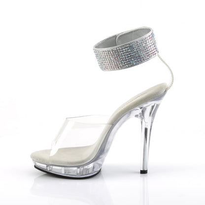 LIP-142 Fabulicious Clear 5 Inch Glamour Shoes