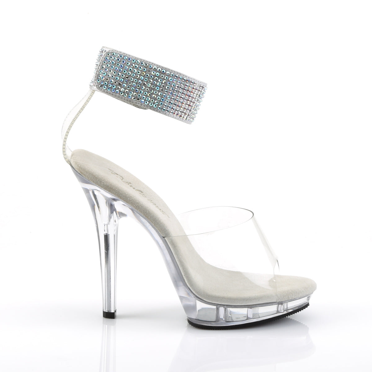 LIP-142 Fabulicious Clear 5 Inch Glamour Shoes