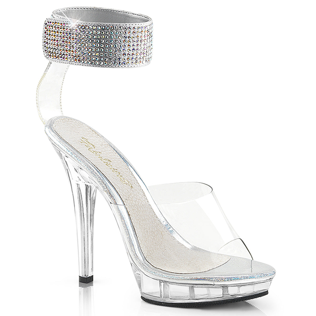 LIP-142 Fabulicious Clear 5 Inch Glamour Shoes
