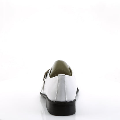LOAFER-12 Funtasma White 1 Inch Costume Shoes