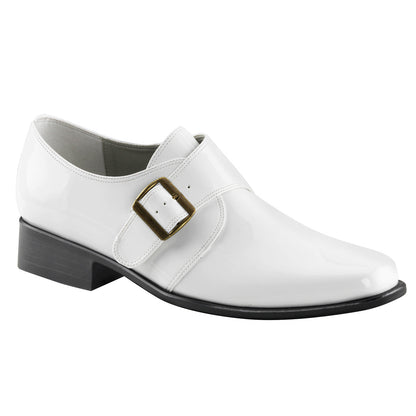 LOAFER-12 Funtasma White 1 Inch Costume Shoes Wht Pu