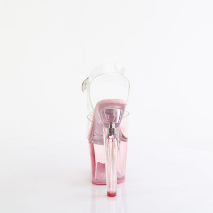 LOVESICK-708T Pleaser Baby Pink 7 Inch Fetish Pole Platform Shoes