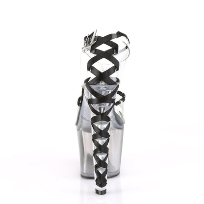 lovesick 708heart pleaser sexy shoes 7 inch tinted heel rhinestone bling platform ankle strao sandals