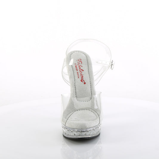 MAJESTY-508SDT Fabulicious Clear 5 Inch Posing Shoes