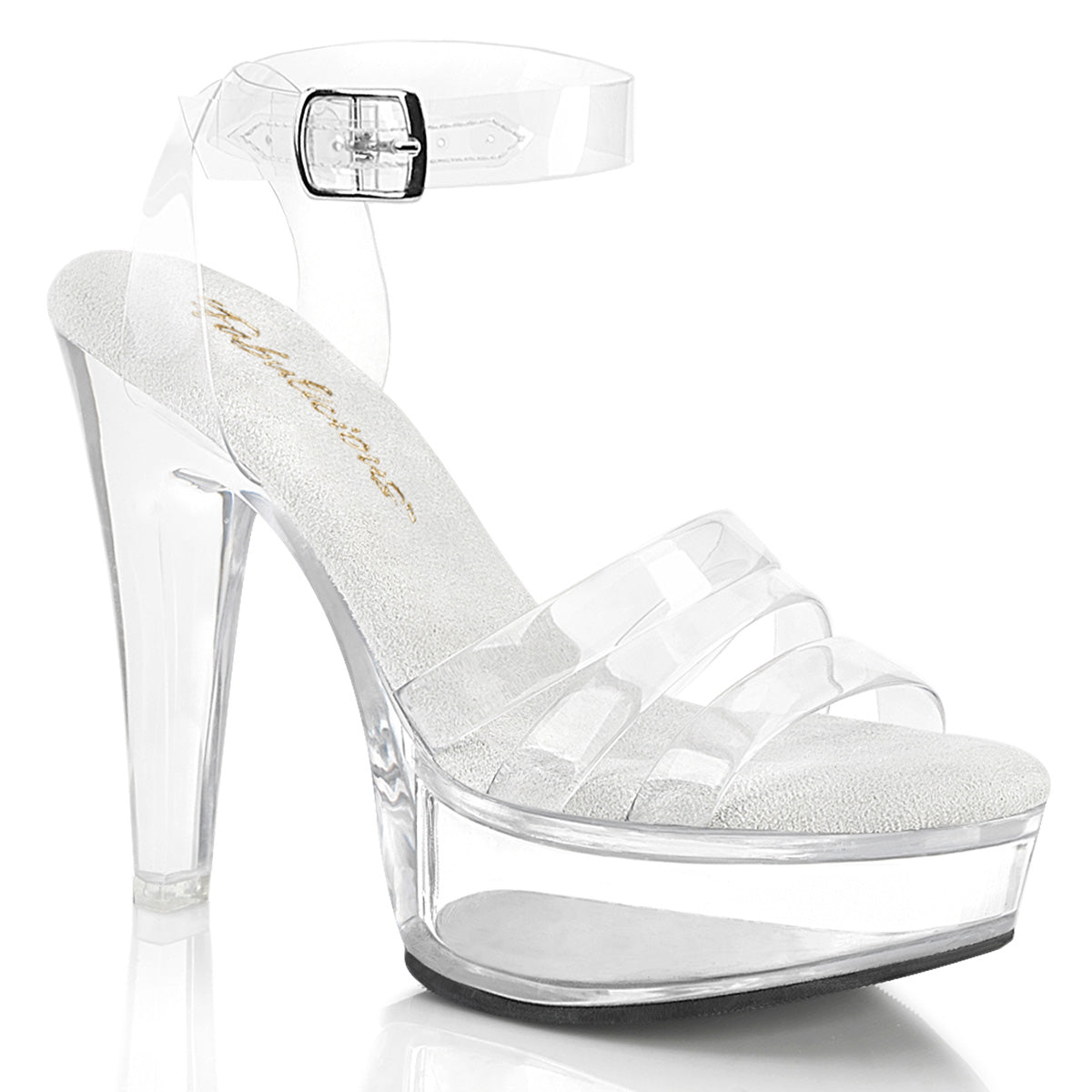 MARTINI-505 Fabulicious Clear 5 Inch Bikini Fitness Shoes