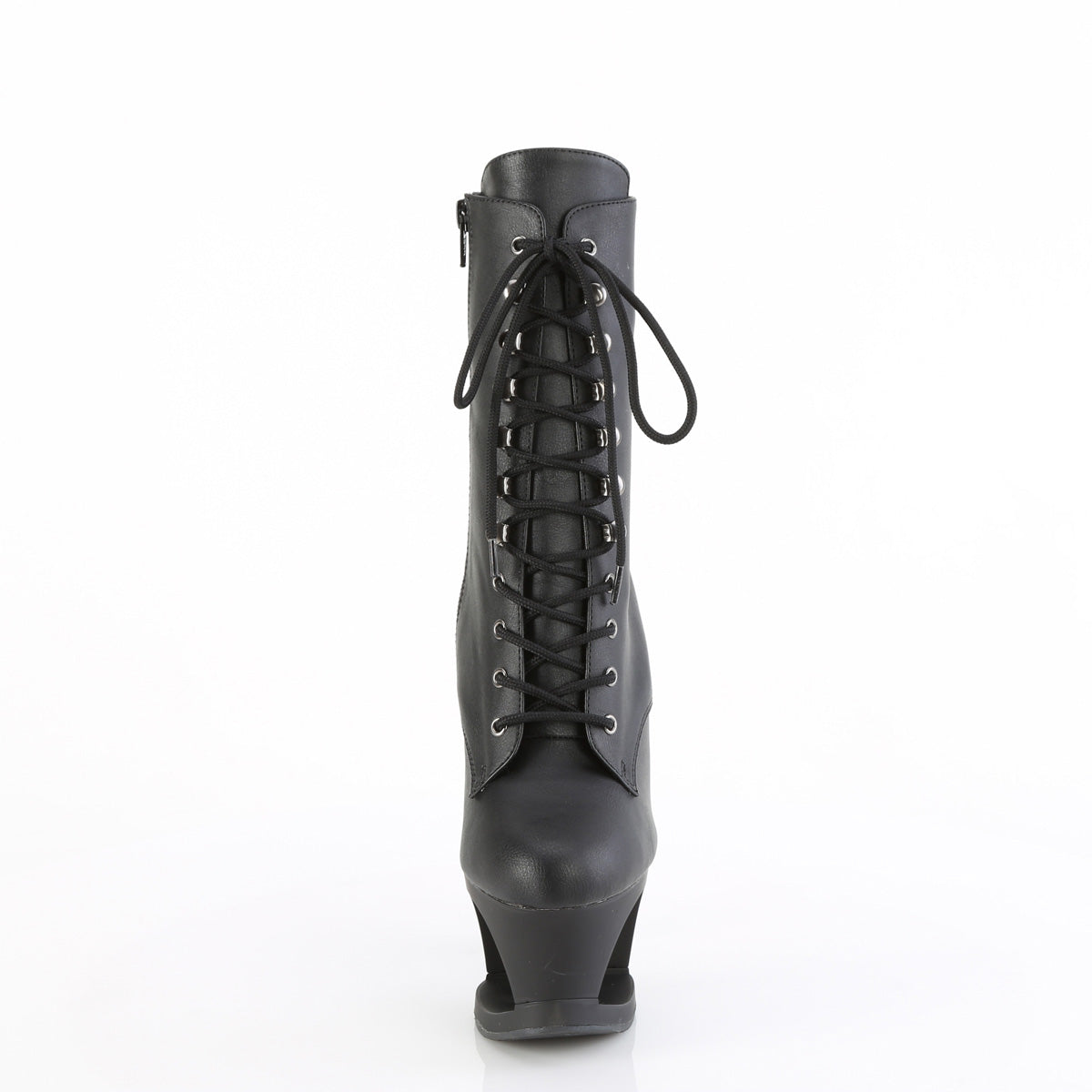MOON-1020SK Pleaser Black 7 Inch Pole Dance Stripper Boots