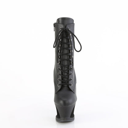 MOON-1020SK Pleaser Black 7 Inch Pole Dance Stripper Boots