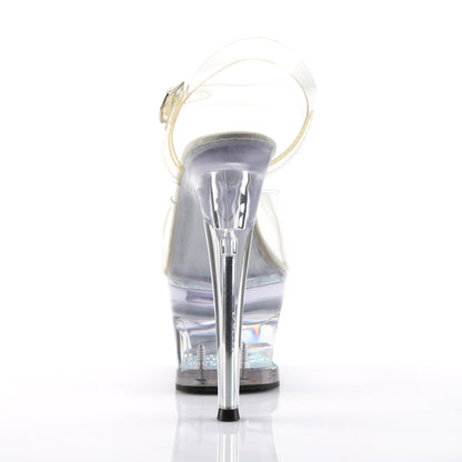 moon 708dia pleaser platforms exotic dancing sexy clear clear fetish footwear