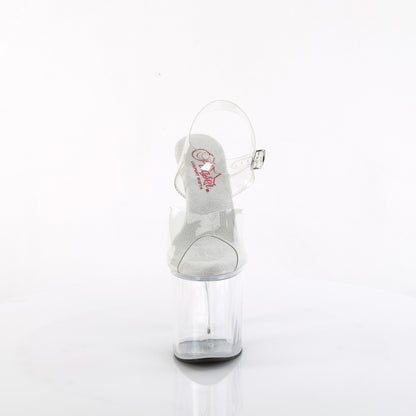 NAUGHTY-808 Pleaser Clear 8 Inch Pole Dance Sexy Shoes