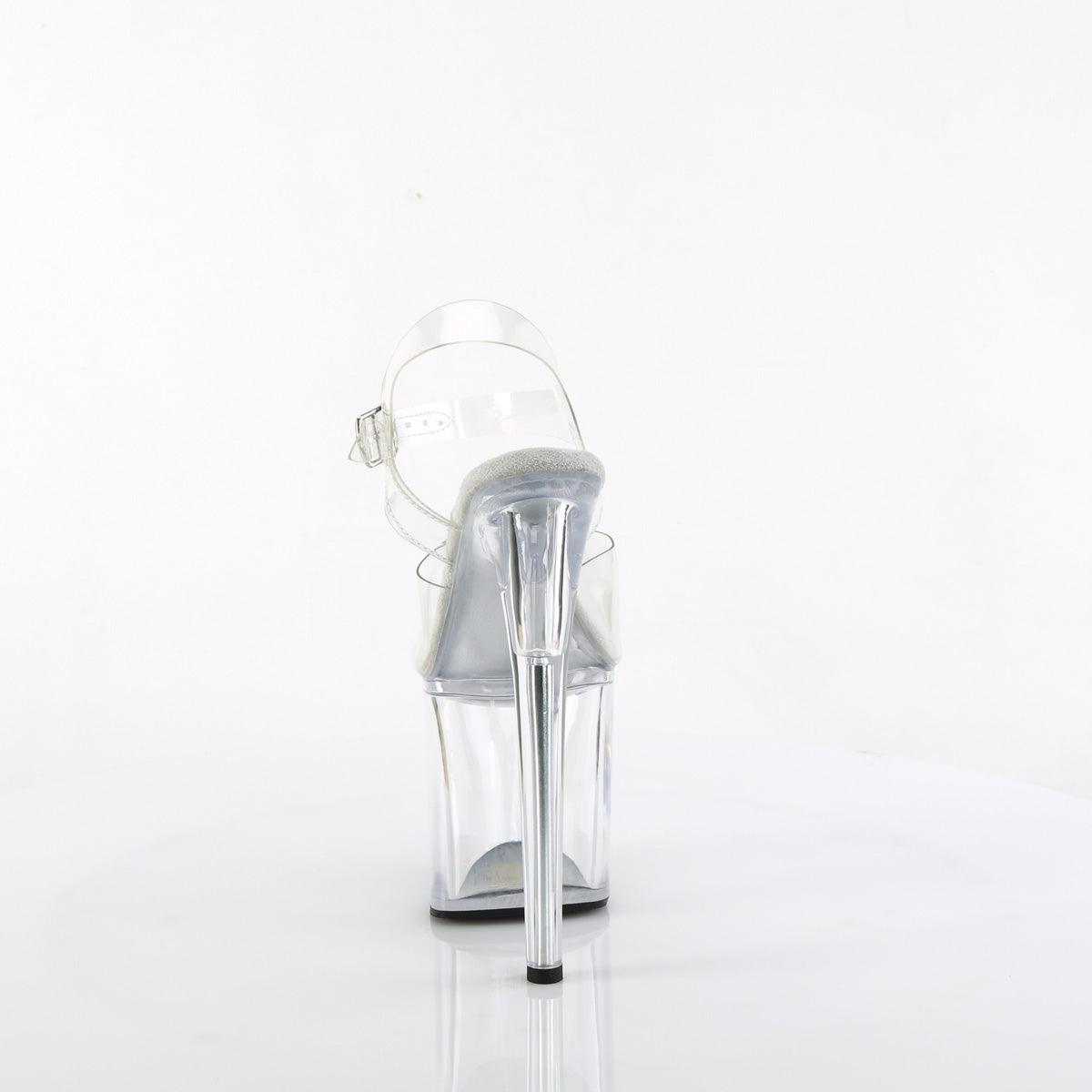 NAUGHTY-808 Pleaser Clear 8 Inch Pole Dance Sexy Shoes