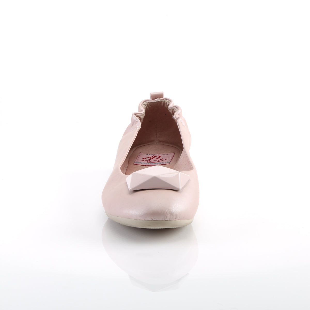 Pin Up Couture OLIVE-08 Baby Pink Ballet Flats
