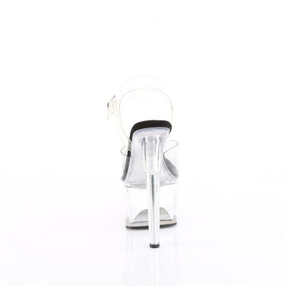 PASSION-708 Pleaser Clear 7 Inch Ladies Fetish Sexy Shoes