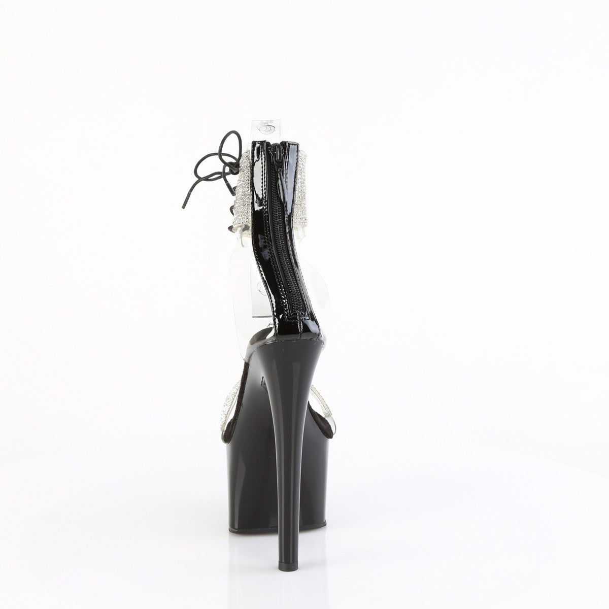 PASSION-727RS Pleaser Black 7 Inch Pole Dance Sexy Shoes