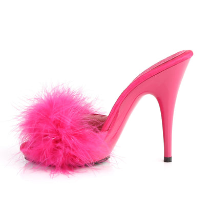 POISE-501F Fabulicious H. Pink 5 Inch Bedroom Shoes