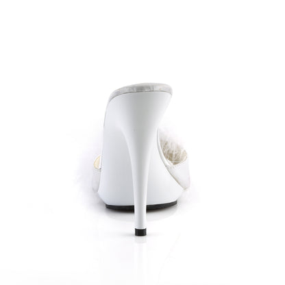 POISE-501F Fabulicious White 5 Inch Bedroom Shoes