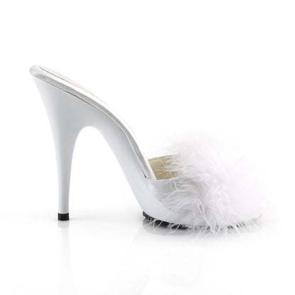 POISE-501F Fabulicious White 5 Inch Bedroom Shoes
