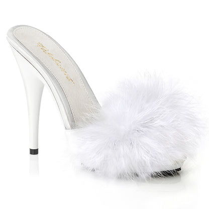 POISE-501F Fabulicious White 5 Inch Bedroom Shoes