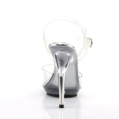 POISE-508 Fabulicious Clear 5 Inch Bikini Fitness Shoes