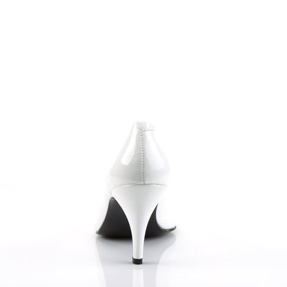 PUMP-420 Pleasers Funtasma 3 Inch Heel White Patent Women's Sexy Shoe