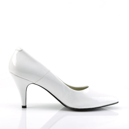 PUMP-420 Pleasers Funtasma 3 Inch Heel White Patent Women's Sexy Shoe