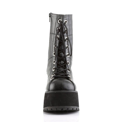 Demonia RANGER-301 Black Platform Boots - 3 3/4 Inch Heels