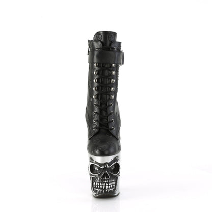 RAPTURE-1020STR-02 Pleaser Black 8 Inch Pole Dance Ankle Boots