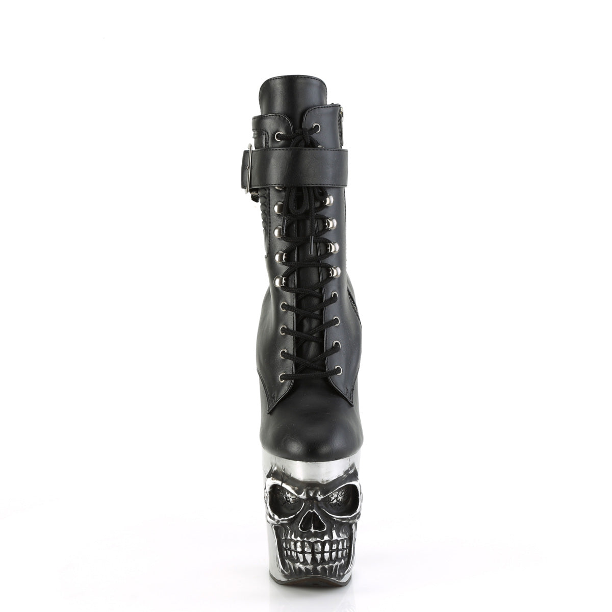 RAPTURE-1020STR-LT Pleaser Black 8 Inch Exotic Dancing Platform Boots