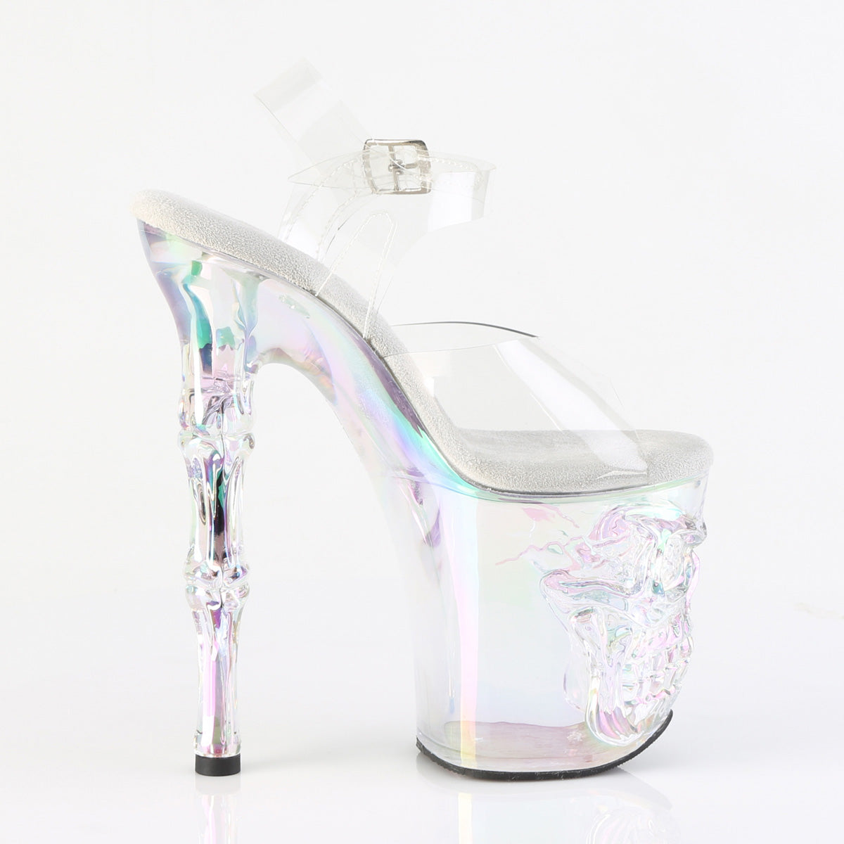 RAPTURE-808HT Pleaser Clear/Holo Tinted Sexy Platform Shoes (Pole Dancing Heels)