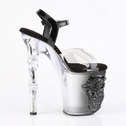 RAPTURE-808T-1 Pleaser Smoke Ombre 8 Inch Pole Dance Platform Heels