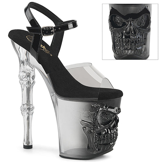 RAPTURE-808T-1 Pleaser Smoke Ombre 8 Inch Pole Dance Platform Heels