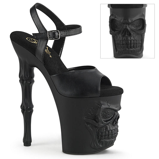 RAPTURE-809 Pleaser Black 8 Inch Ladies Fetish Platform Heels