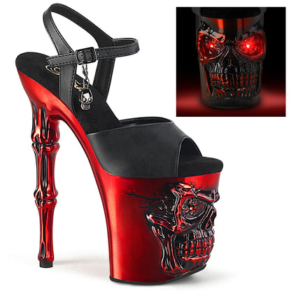 RAPTURE-809-LT Pleaser Black 8 Inch Ladies Fetish Platform Heels