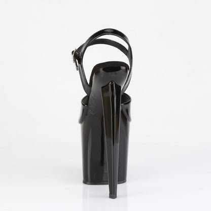 RAZZLE-809 Pleaser Black 8 Inch Exotic Dancer Platform Shoes