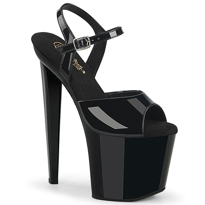 RAZZLE-809 Pleaser Black 8 Inch Exotic Dancer Platform Shoes