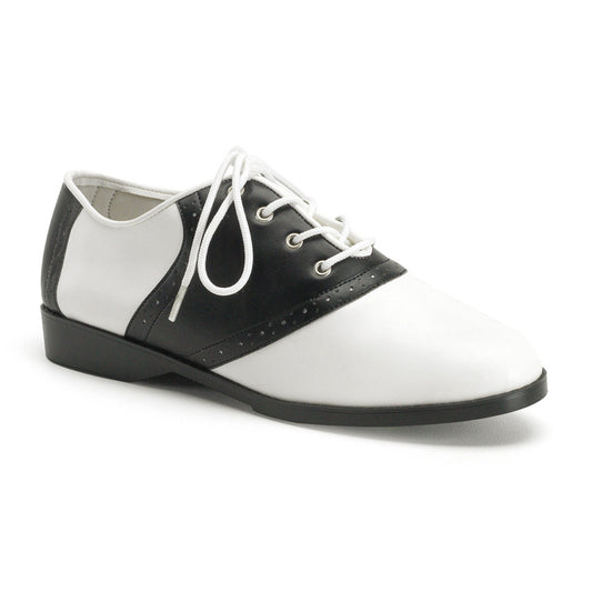 SADDLE-50 Funtasma Black and White Women's Costume Shoes Funtasma Costume Shoes