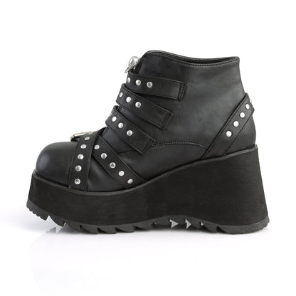 SCENE-30 Demonia Cult Black Alternative Women's Ankle Boots