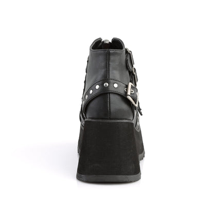 SCENE-30 Demonia Cult Black Alternative Women's Ankle Boots