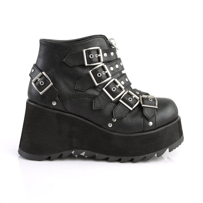 SCENE-30 Demonia Cult Black Alternative Women's Ankle Boots