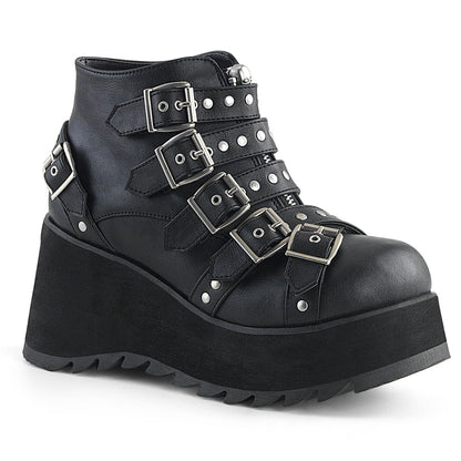 SCENE-30 Demonia Cult Black Alternative Women's Ankle Boots