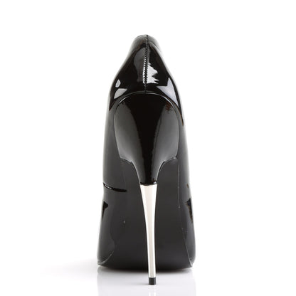 SCREAM-01 Devious Fetish 6" Heel Black Patent Erotic Shoes